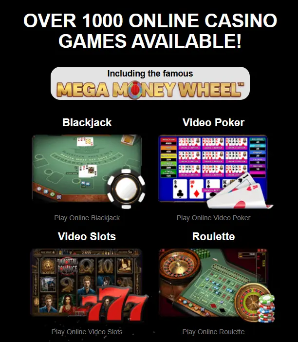 Captain Cooks Casino games
